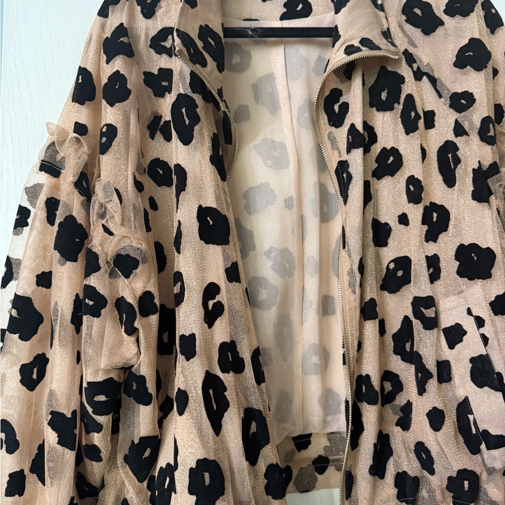 BEREK designer cheetah Print Women's Jacket - Picture 3 of 5